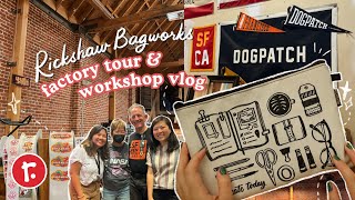 Rickshaw Bags Factory Tour \u0026 Workshop in San Francisco 💼 | Abbey Sy