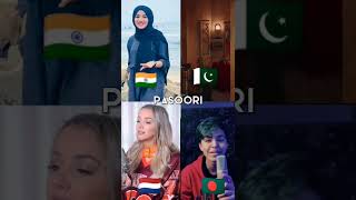 Pasoori | Battle By - Emma Heesters, Sahil Sanjan, Nysha Fathima & Ali Sethi | Song #songs #shorts
