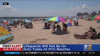 Lifeguards not yet on duty at NYC beaches