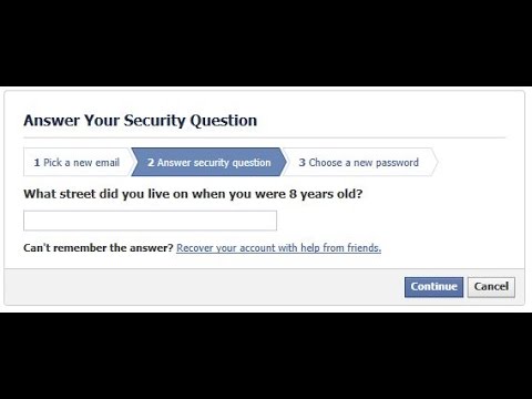 how to change facebook security question how to change facebook security question