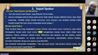 Sujud Syukur & Sujud Sahwi - Ust Muhammad Sholihin Lc