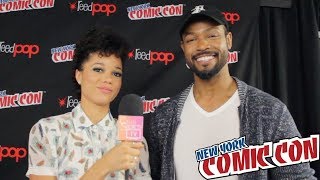 Alisha Wainright & Isaiah Mustafa Tease Shadowhunters S3 at New York Comic Con