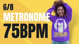 👉 6/8 METRONOME 75 BPM