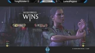 LerfectPegend vs  YungMonster12 Konquest Series MKX Tournament Week 6 Stream Me