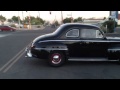 1948 Ford custom dual exhaust Dynamax Super Turbos