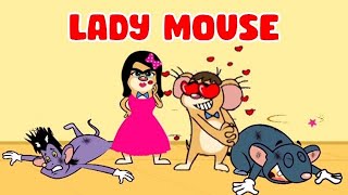 Rat A Tat - 3 Mice Love 1 Lady Mouse - Funny Animated Cartoon Shows For Kids Chotoonz TV
