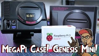 Sega Genesis Mini Classic RetroPie Case! The MegaPi From RetroFlag!