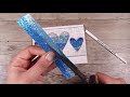 creating dimension in card making diy ombre glitter clean and simple