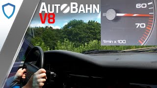 AutoBahn - Audi V8 3.6 (1991) - Soundcheck | 100-200 km/h