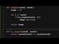 Python - Where My Anagrams At? | Codewars 5KYU