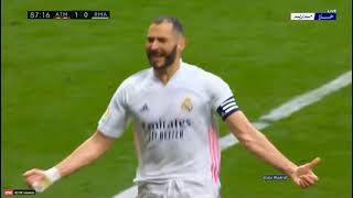 Karim Benzema goal vs Atletico Madrid -Real Madrid 1-1 Atletico Madrid | LaLiga 07/03/2021
