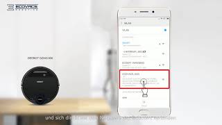 Connecting OZMO 930 to ECOVACS App for Android - German