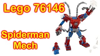 Lego 76146 Spider-Man Mech Open and Build Stop Motion