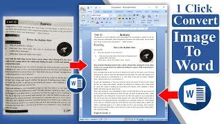 Convert Image to Text in Microsoft Word || Image to Text Convertor in Ms Word Hindi Tutorial