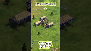 AOE2新手與高手的差別#1 #殺豬