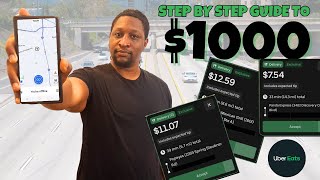 EXACTLY how to make $1,000 on Uber Eat | Step by step guide