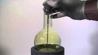 Reaction Na,Cl2 flask