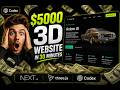 Build a 3D Interactive Website with Next.js, Three.js & AI (Full Tutorial) | Codex #3dwebsite