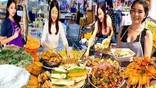 DELICIOUS TRADITIONAL MARKET FOOD! TOP 40 THAI STREET FOOD AT FAMOUS NIGHT MARKET | THAI STREET FOOD