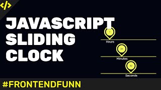 Javascript clock Animation - Sliding Clock