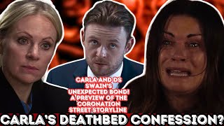 OMG! Carla’s Last Moments!: Coronation Street Teases Deathbed Confession for Swain!