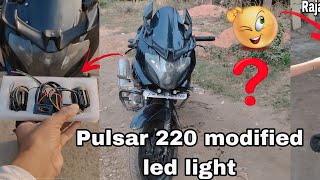 Pulsar 220 DRL light installled ,#video #shorts #viralvideo 🏍️