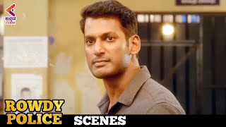Vishal Best Action Scene | ROWDY POLICE Kannada Movie | Vishal | Raashi Khanna | Kannada Filmnagar