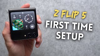 Galaxy ZFlip 5 - First Time Setup and Data Transfer