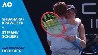 Krawczyk/Shibahara v Schuurs/Stefani Highlights | Australian Open 2024 Third Round