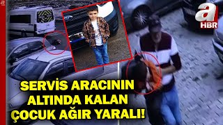 Erzurum'da Korkunç Olay! Küçük Çocuk Servis Aracının Altın Kaldı! | A Haber