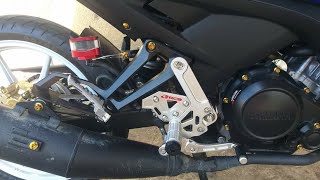 YAMAHA SNIPER 155 RCB SINGLE SHIFTER S2 V2 INSTALLATION. #yamaharevsyourheart #rcbphilippines