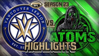 SFL HIGHLIGHTS: Season 23, Week 10 - Vancouver @ Albuquerque