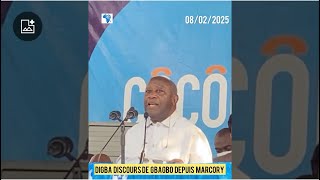 Digba discours du Président Gbagbo depuis Marcory ce Samedi 08/02/2025… Tout le monde a été servi 😂