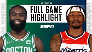 Boston Celtics at Washington Wizards | Full Game Highlights