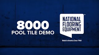 Removing Pool Tile with the 8000