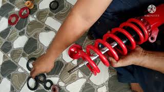 Installation coilovers Adjustable Gab SE series Toyota wish ZNE10 (1.8) Part 2