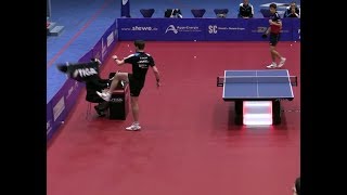 Steffen Mengel completely freaks out after losing a Match