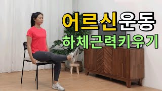 어르신을 위한 운동프로그램(하체근력키우기)/낙상예방운동