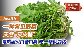 口干口苦口臭，典型的胃热胆火盛！一种常见野菜，天然“灭火器”，灭掉五脏六腑旺火《养生堂》