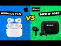 Apple AirPods Pro Vs Marshall Motif ANC Earbuds: Specs Comparison