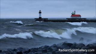 Lake Superior's Christmas Waves - Canal Park, Duluth, MN