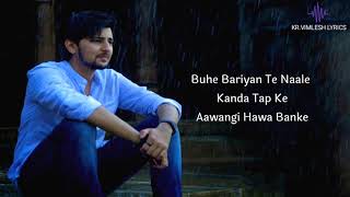Hawa Banke(Lyrics): Darshan Raval | Nirmaan | Buhe Bariyan Te Naale Kanda TapKeTu Aaja Vi Hawa Banke
