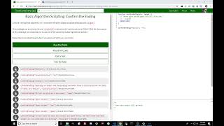 Basic Algorithm Scripting: Confirm the Ending