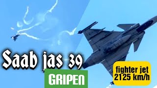 Gripen in action Saab Jas 39  Gripen  Non-Stealth Fighter Jet