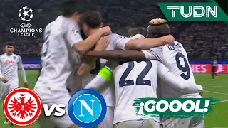 ¡GOLAZO! Taquito y gol de Di Lorenzo | Frankfurt 0-2 Nápoli | Champions League 2022/23 - 8vos | TUDN