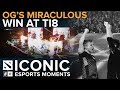 ICONIC Esports Moments: OG's Miraculous Win at TI8