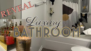 Luxury Bathroom Reveal*Decorate With Me*Budget Perfection*Shocking*Temu Didn’t Dissapoint #makeover