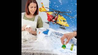 LEGO 60179 City Vehicles Ambulance Toy Helicopter Playset - Smyths Toys