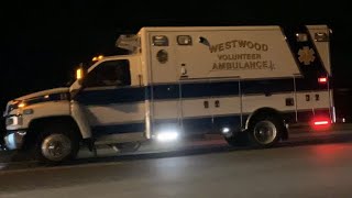 Westwood Volunteer Ambulance Corps in Transport 10/8/21