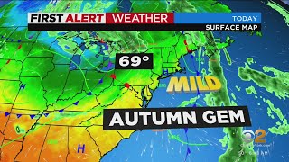 First Alert Weather: CBS2's 10/15 Saturday morning update